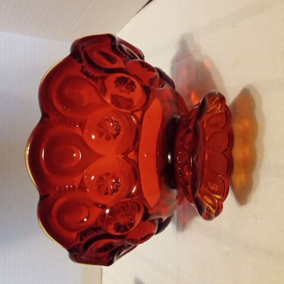 Le Smith Ambrina Vintage Moon & Stars Compote Footed Bowl - Picture 2 of 3